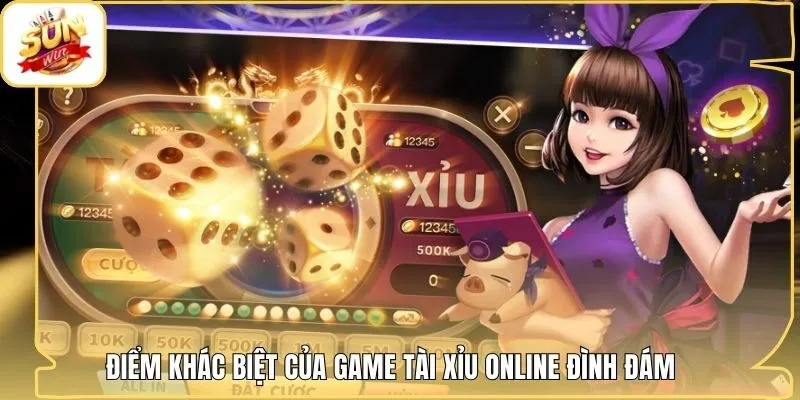 Điểm khác biệt của game tài xỉu online đình đám
